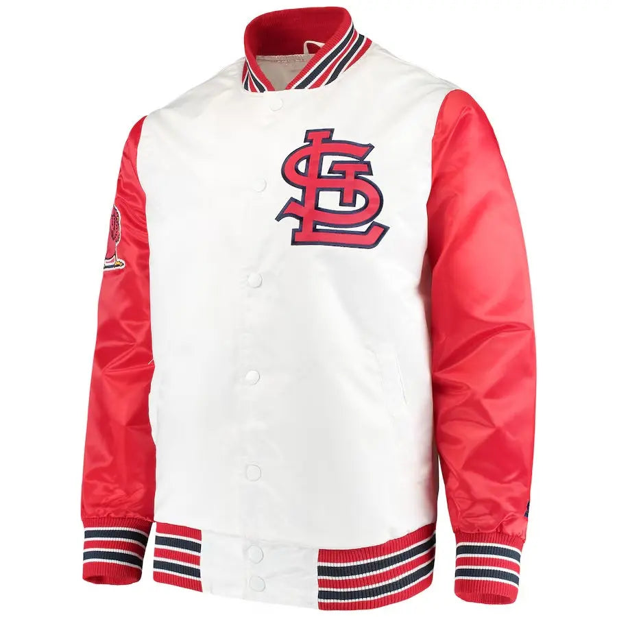 St Louis Cardinals The Legend White Satin Jacket USA Jackets
