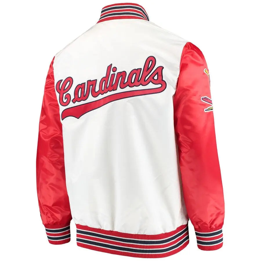 St Louis Cardinals The Legend White Satin Jacket USA Jackets