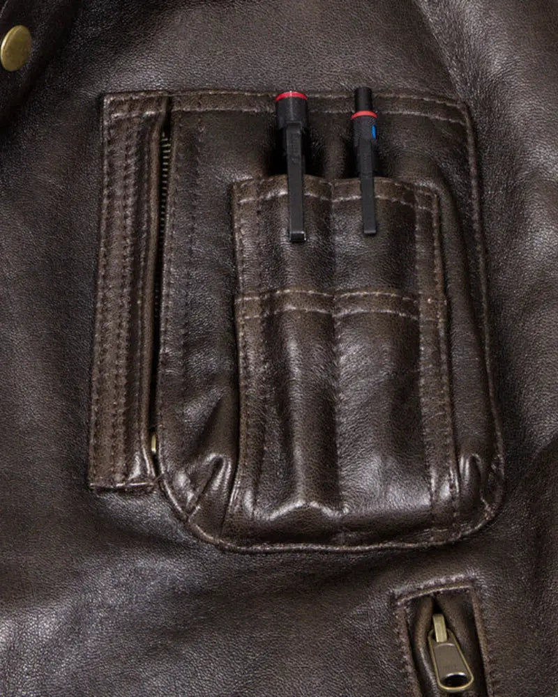 Stearman Leather Vest USA Jackets
