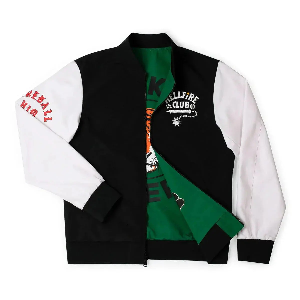 Stranger Things x Hawkins Tigers Reversible Bomber Jacket USA Jackets