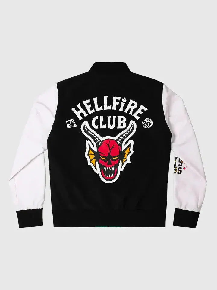 Stranger Things x Hawkins Tigers Reversible Bomber Jacket USA Jackets