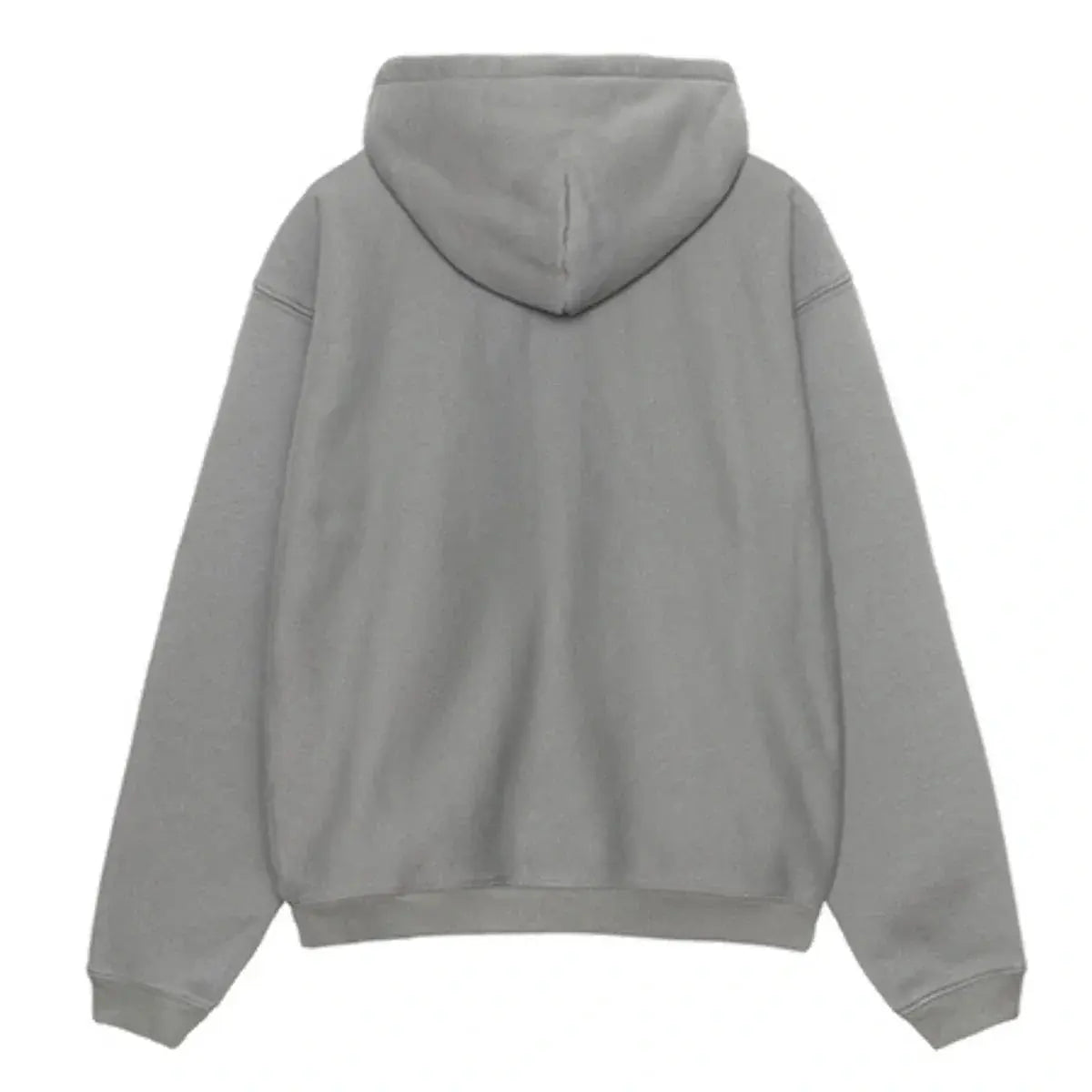 Stussy Unisex Outline Zip Hoodie Grey USA Jackets