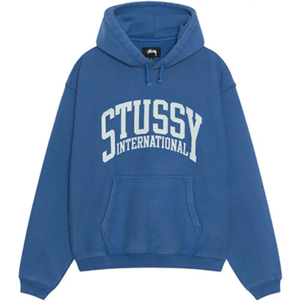 Stussy Unisex International Blue Hoodie USA Jackets