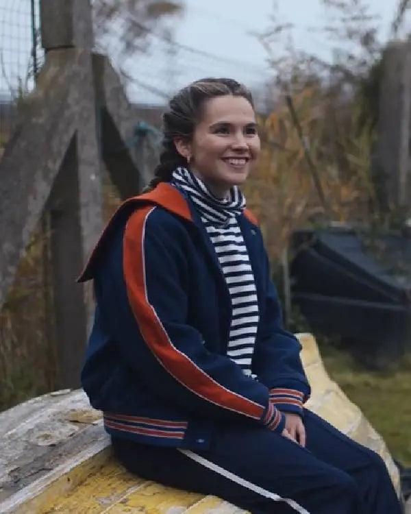 Such Brave Girls S02 Lizzie Davidson Blue Varsity Jacket USA Jackets