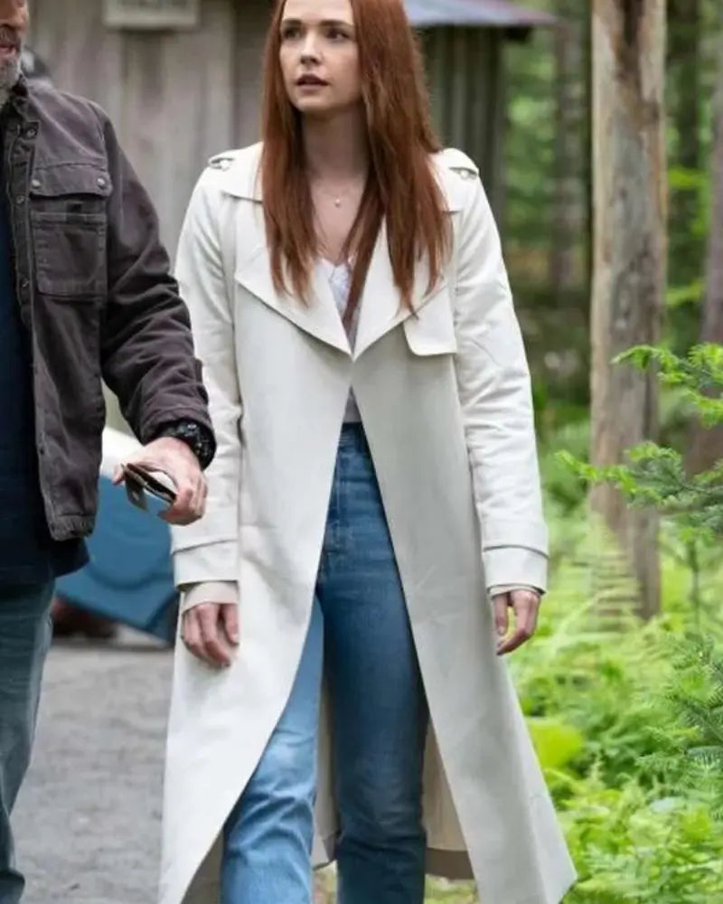 Sullivan’s Crossing Maggie Sullivan White Coat USA Jackets