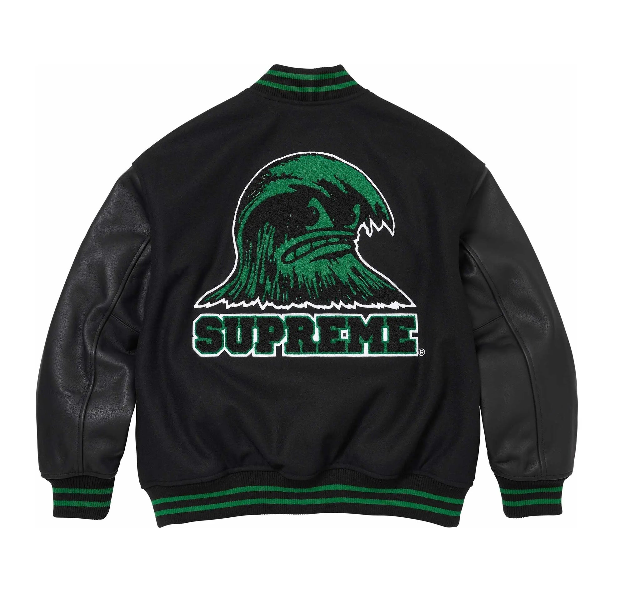 Supreme Wave Varsity Jacket USA Jackets