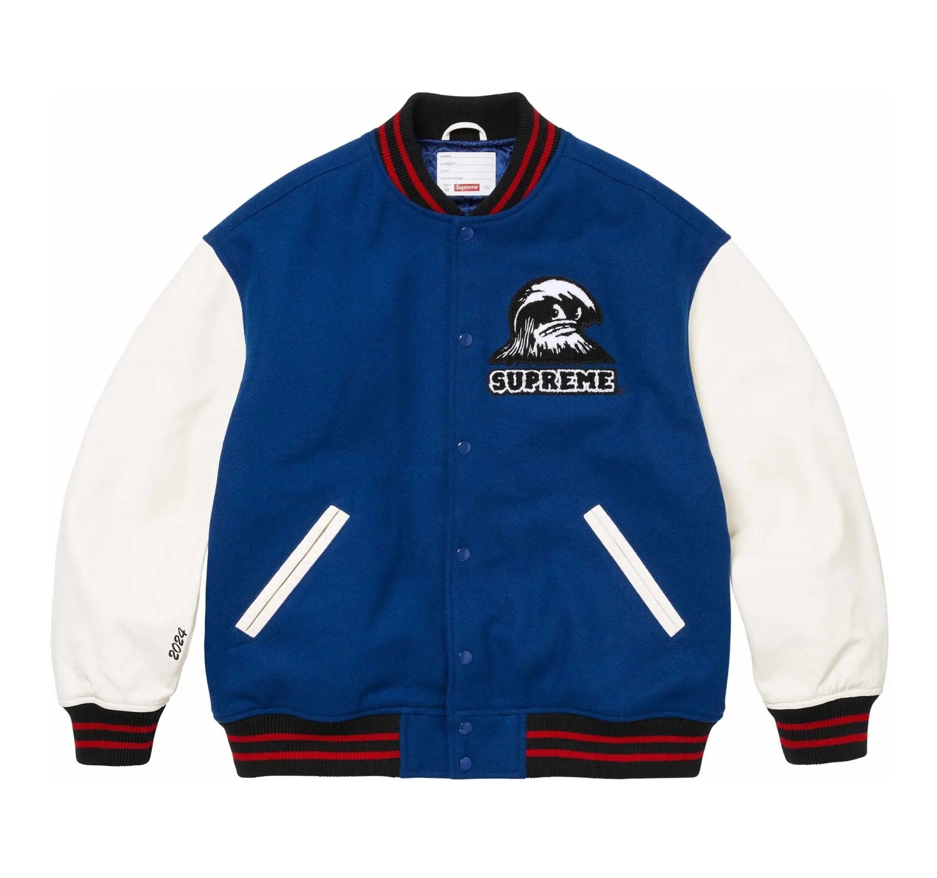 Supreme Wave Varsity Jacket USA Jackets