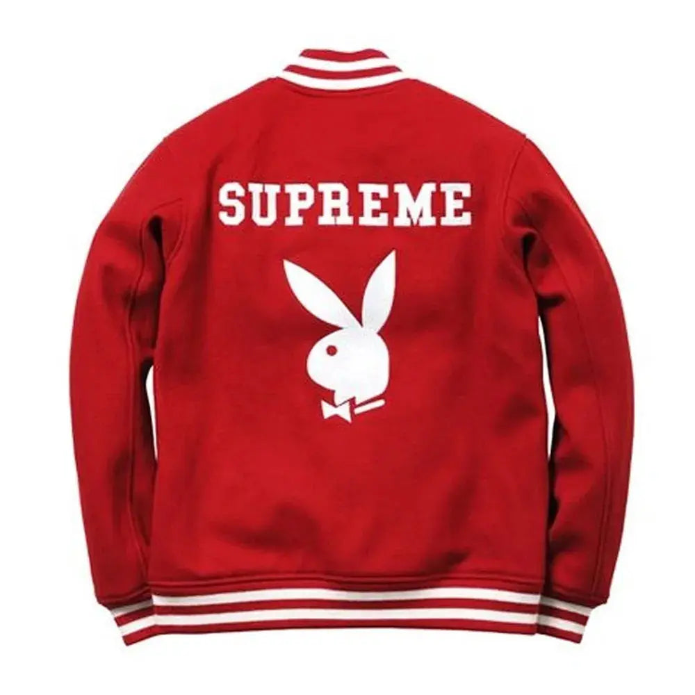 Supreme Playboy Wool Varsity Jacket USA Jackets