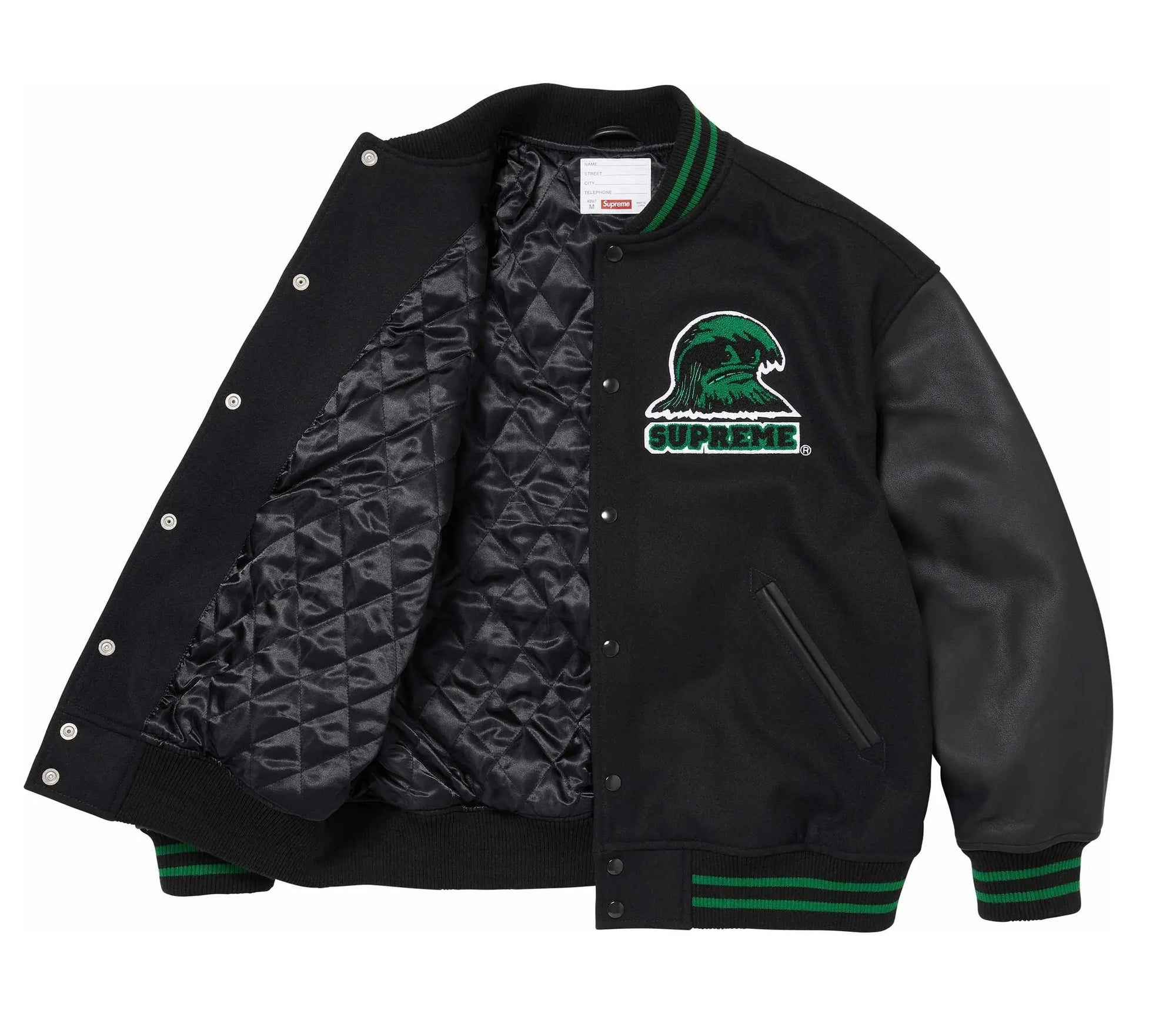 Supreme Wave Varsity Jacket USA Jackets