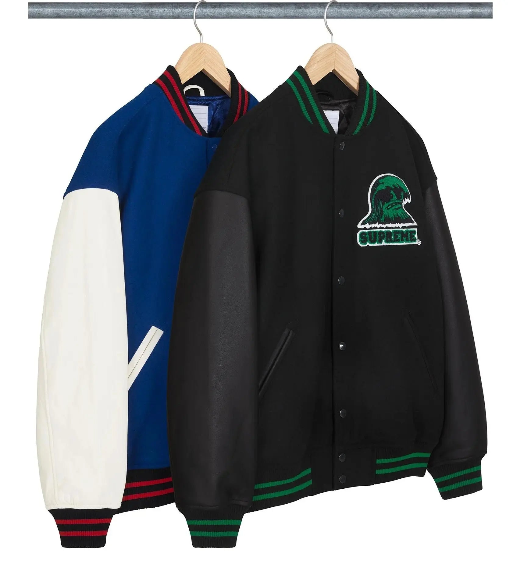 Supreme Wave Varsity Jacket USA Jackets