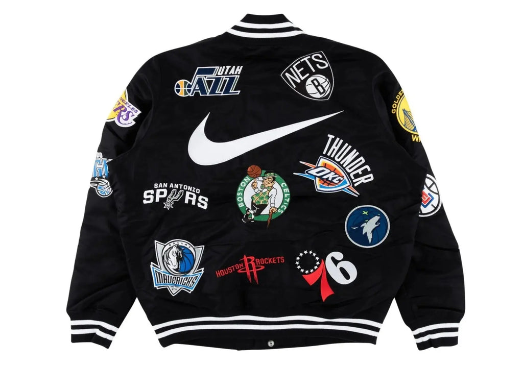 Supreme X Nike NBA Teams Logo Varsity Jacket USA Jackets