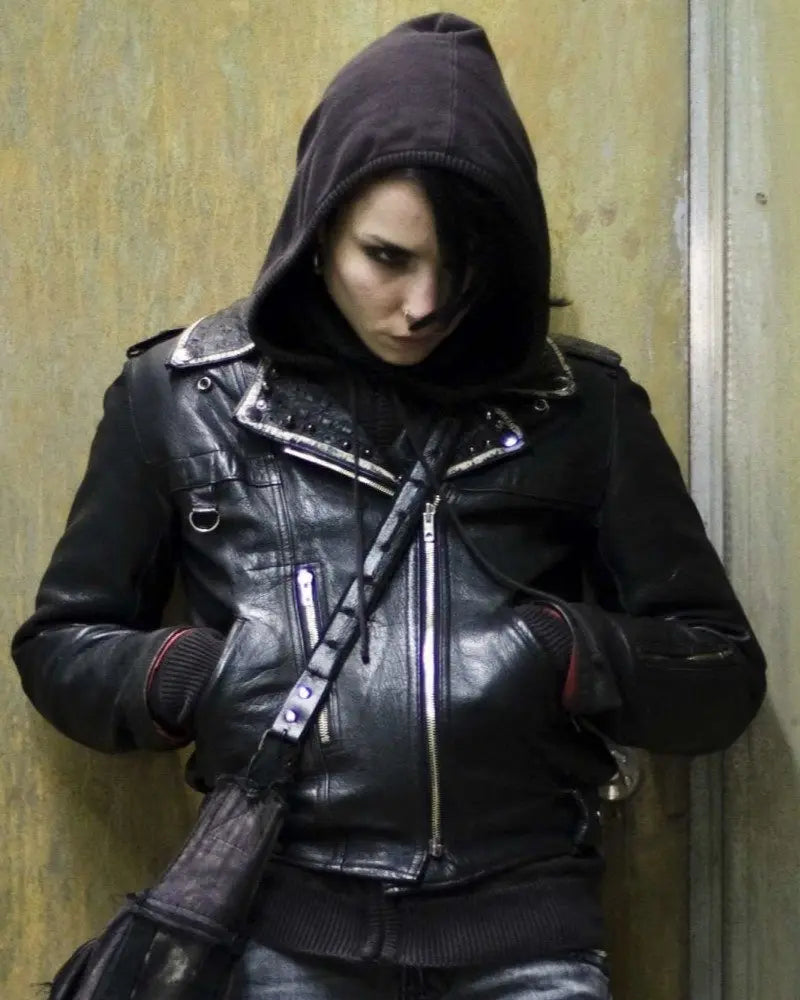 The Girl with the Dragon Tattoo Lisbeth Salander Leather Jacket USA Jackets