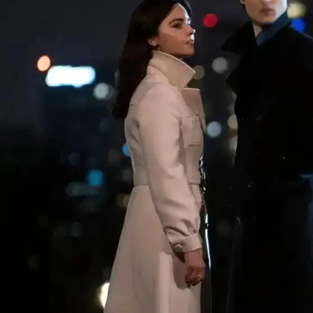 The Sandman 2022 Jenna Coleman White Coat USA Jackets