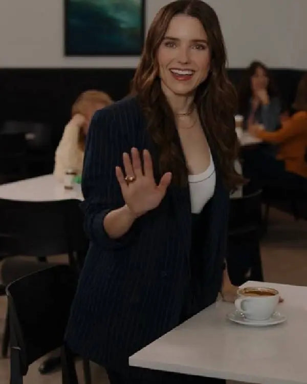 The Stranger in My Home Sophia Bush Striped Blazer USA Jackets