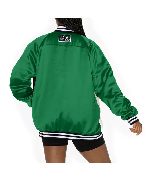 The View 2025 Sunny Hostin Eagles Embellished Varsity Jacket USA Jackets