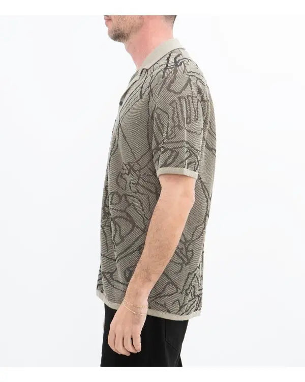 The Young And The Restless Jermaine Rivers Grey Printed Shirt USA Jackets