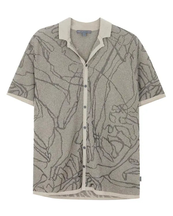 The Young And The Restless Jermaine Rivers Grey Printed Shirt USA Jackets