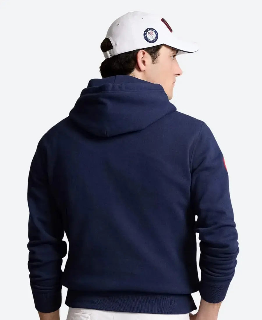 USA MyCountry Vintage Premium Hoodie Navy - USA Jackets