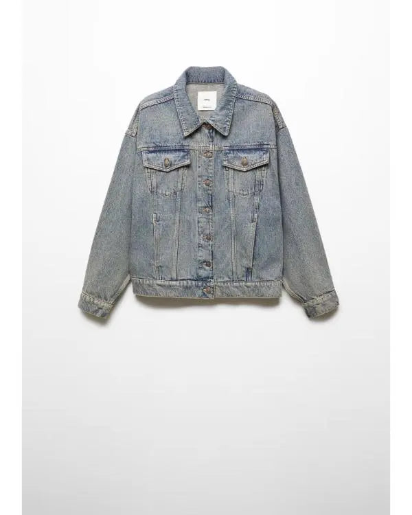 Under a Dark Sun S01 Ava Baya Blue Wash Denim Jacket USA Jackets