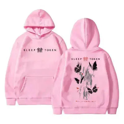 Unisex Sleep Token Pink Hoodie USA Jackets