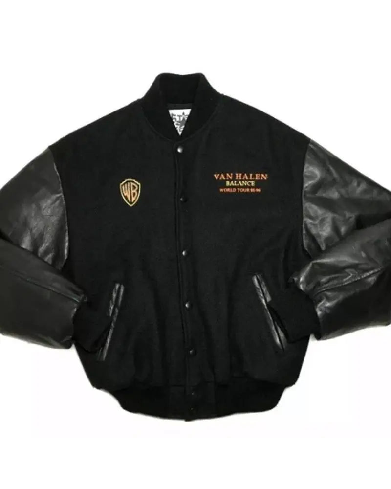 Van Halen Balance World Tour Leather Wool Jacket USA Jackets