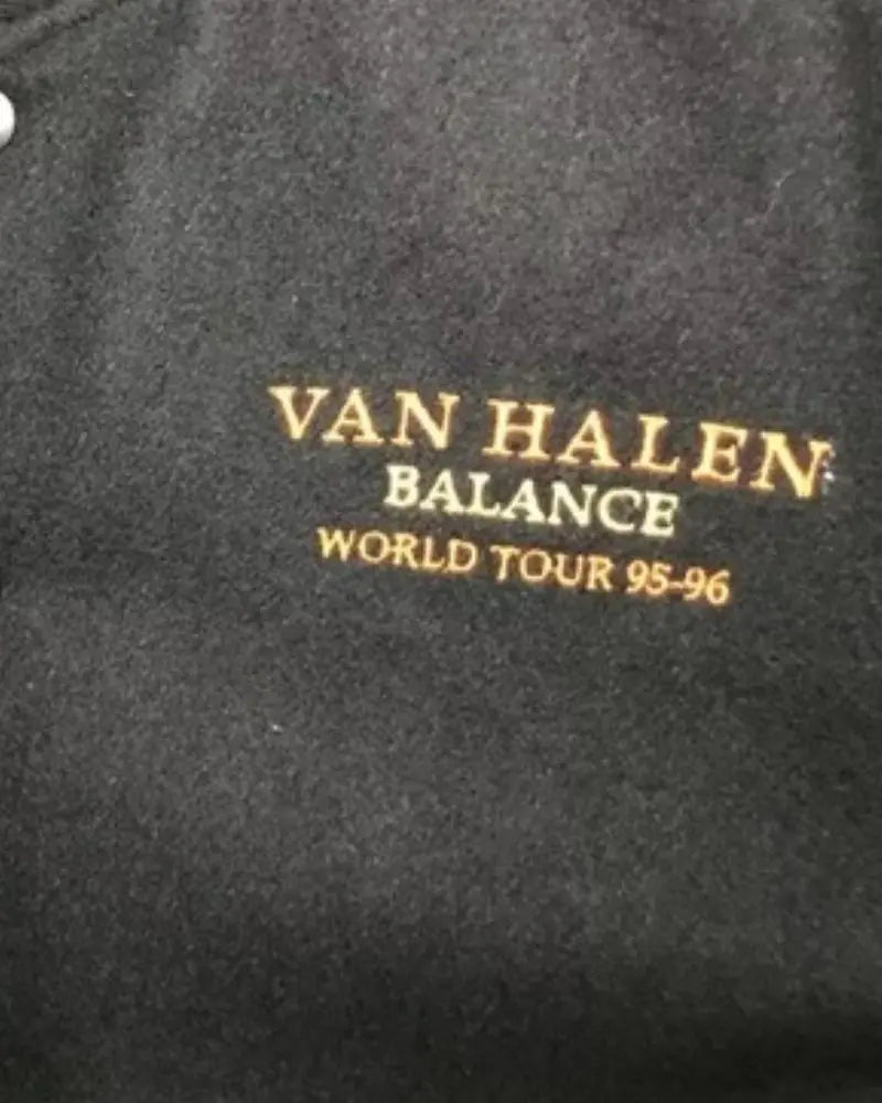 Van Halen Balance World Tour Leather Wool Jacket USA Jackets