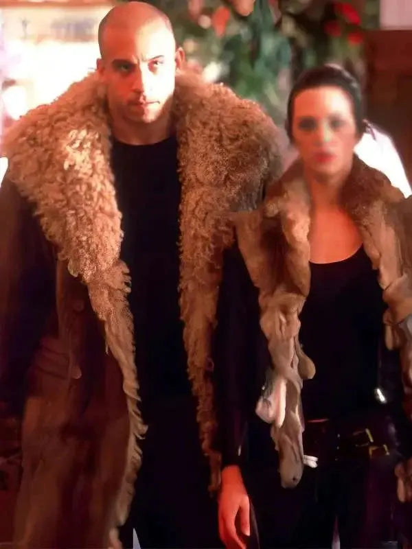 Vin Diesel xXx Shearling Coat USA Jackets