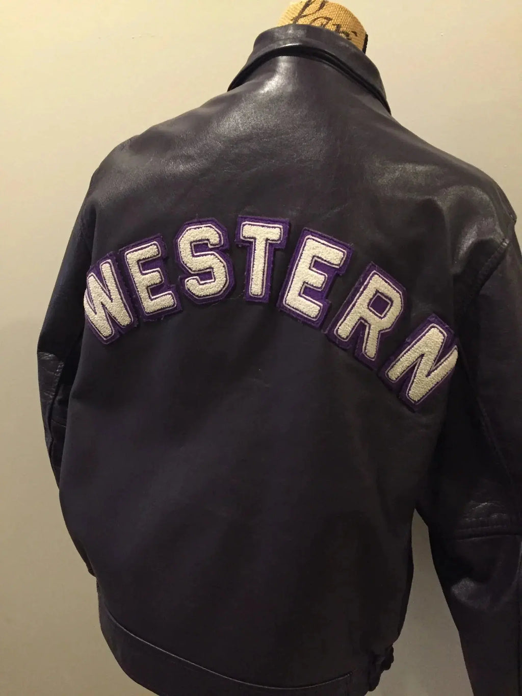 Vintage Western University Purple Varsity Jacket USA Jackets