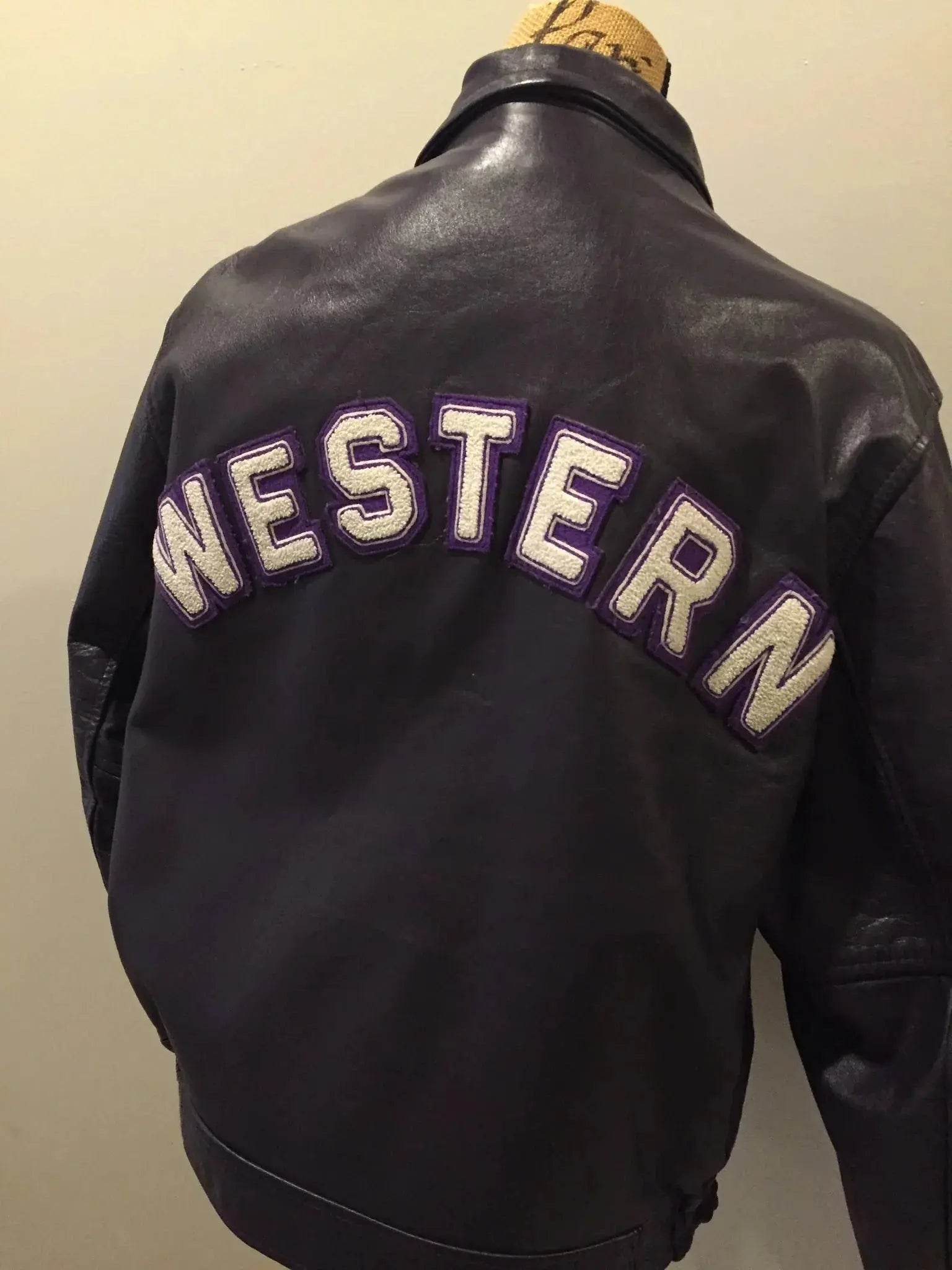 Vintage Western University Purple Varsity Jacket USA Jackets