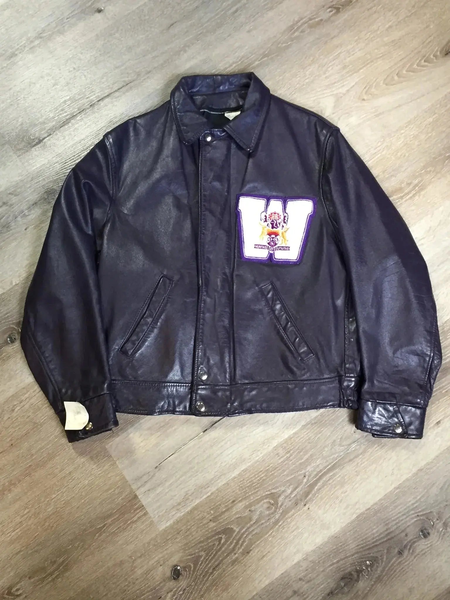 Vintage Western University Purple Varsity Jacket USA Jackets
