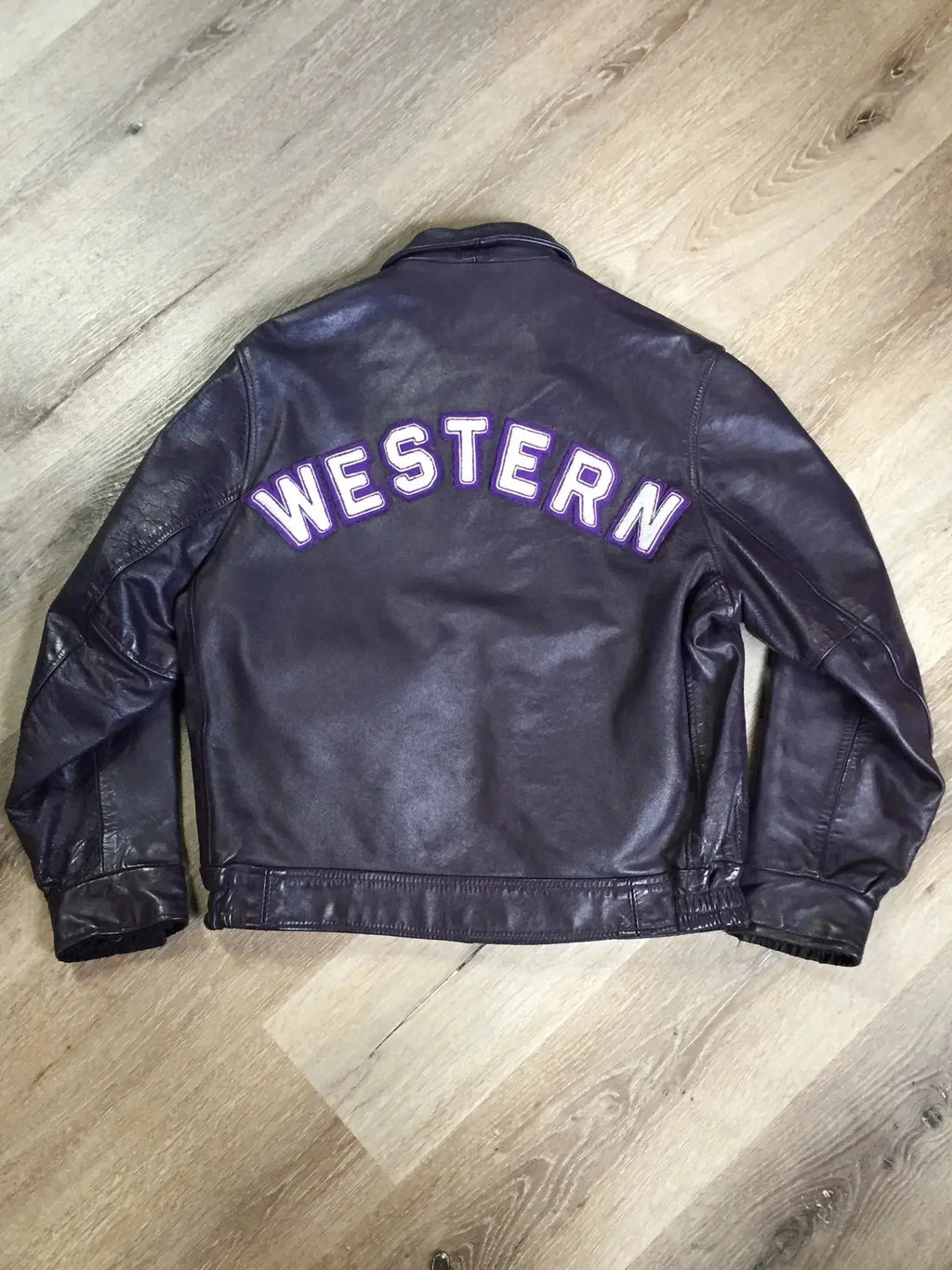 Vintage Western University Purple Varsity Jacket USA Jackets