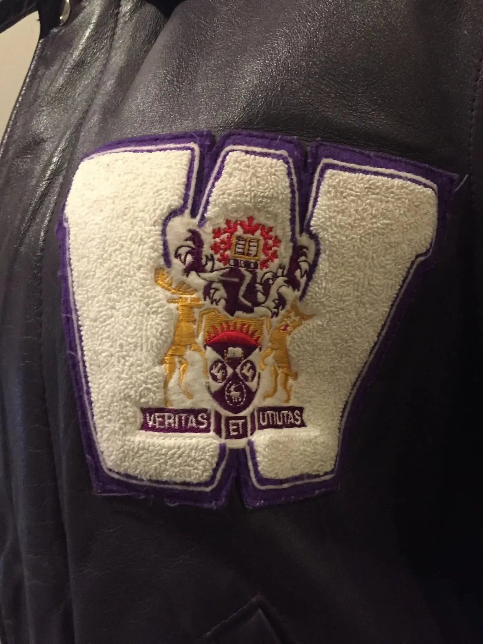 Vintage Western University Purple Varsity Jacket USA Jackets