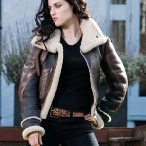 Katie McGrath Shearling Jacket