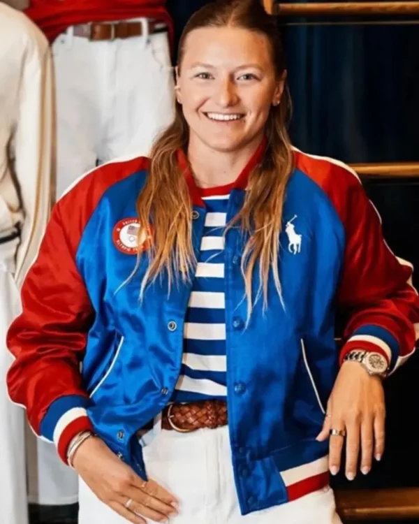 Daniela Moroz Team USA Olympics Baseball Jacket