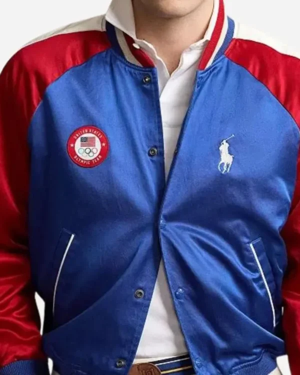 Daniela Moroz Team USA Olympics Baseball Jacket - Image 2