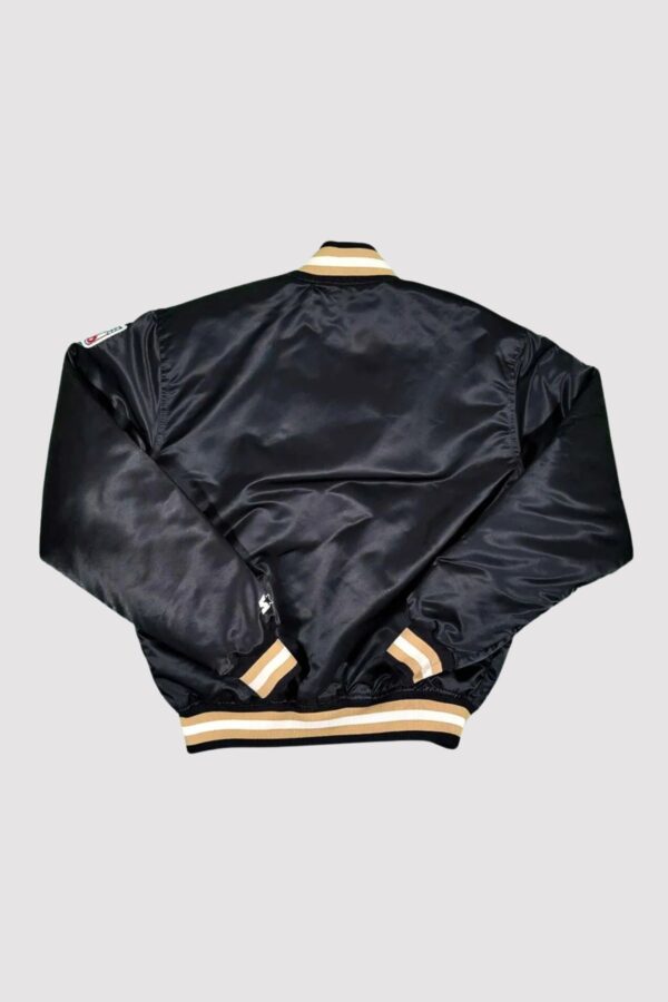 80s New Orleans Saints Black Bomber Jacket