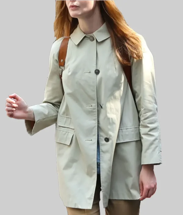 A Complete Unknown Elle Fanning Short Coat