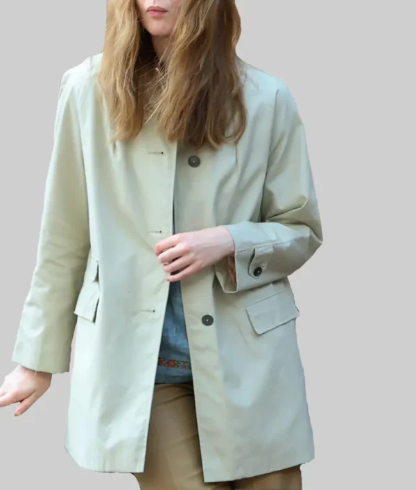 A Complete Unknown Elle Fanning Short Coat