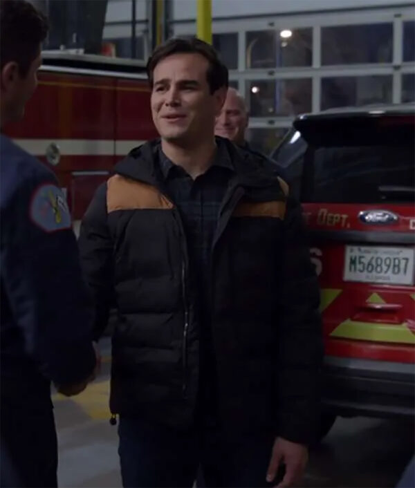 Chicago Fire Blake Gallo Cotton Puffer Jacket