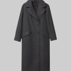 Georgia Steel Grey Wool Coat