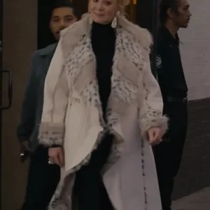 Hacks 2024 Jean Smart Fur Suede Trench Coat