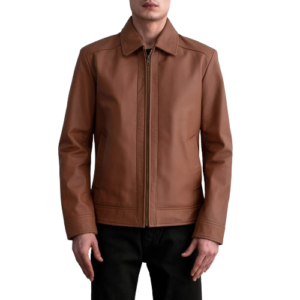 Inferno Matte Brown Leather Jacket