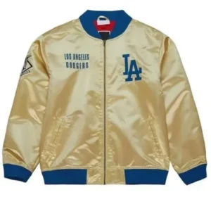 LA Dodgers OG 2.0 Gold Satin Jacket