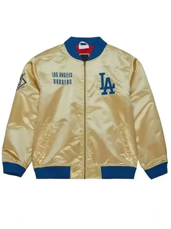 LA Dodgers OG 2.0 Gold Satin Jacket