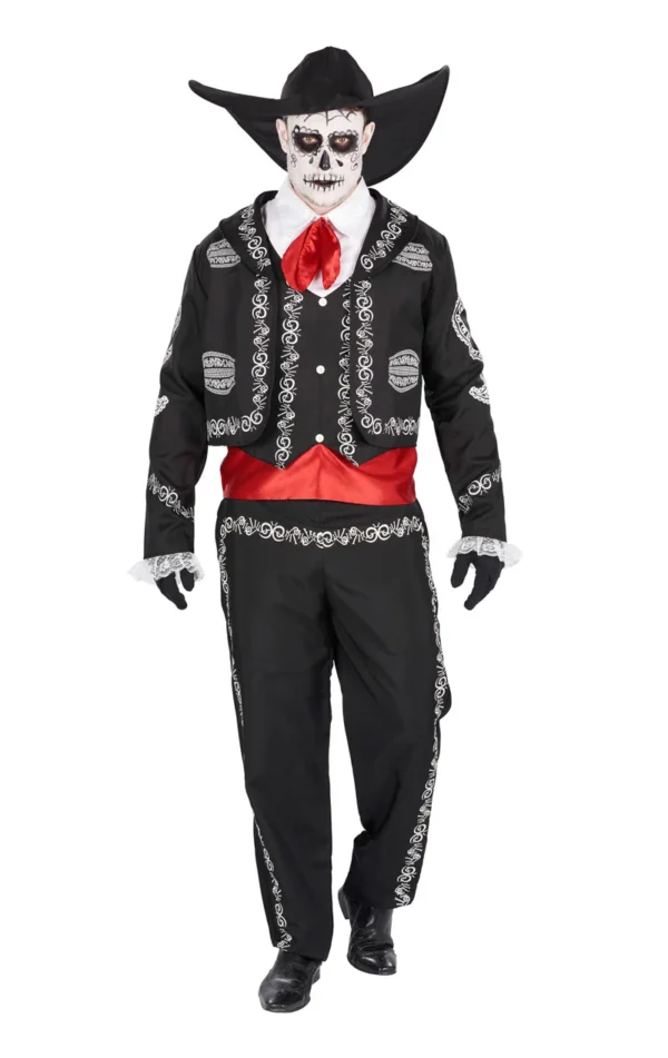 Mens Mexican Day Of The Dead Costume