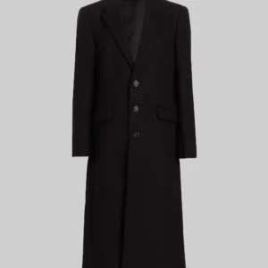 Molly Mae Hague Black Wool Coat