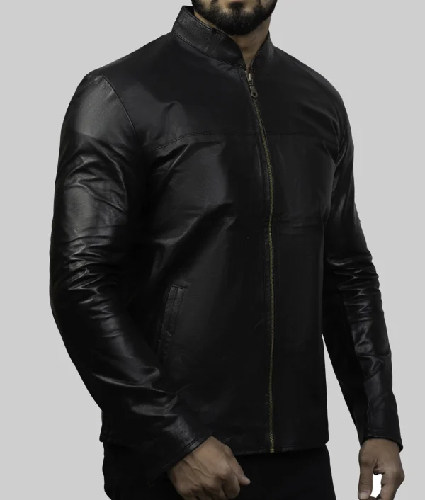 Nero Black Leather Jacket - Image 3