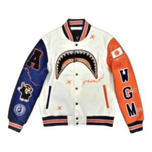 Robert Phillipe We Killed Ape Colorblock Varsity Jacket