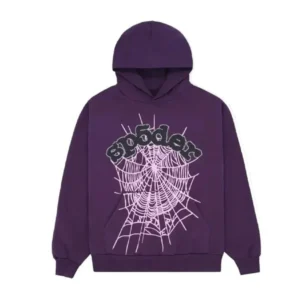 Spider Web Purple Hoodie