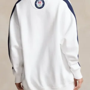 Team USA Oversize Fleece Crewneck Sweatshirt